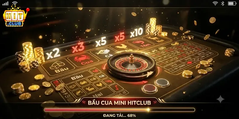 Bầu Cua Mini Hitclub Chơi Cực Vui, Thưởng Hấp Dẫn Mỗi Ngày