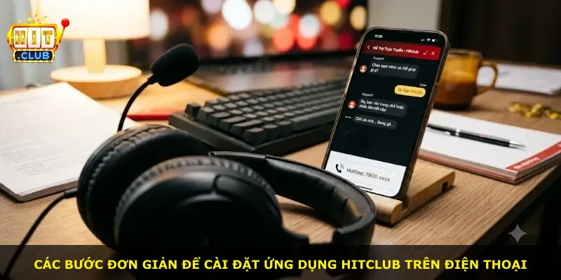 Các bước đơn giản để cài đặt ứng dụng Hitclub trên điện thoại
