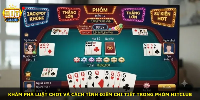 Khám phá luật chơi và cách tính điểm chi tiết trong phỏm Hitclub