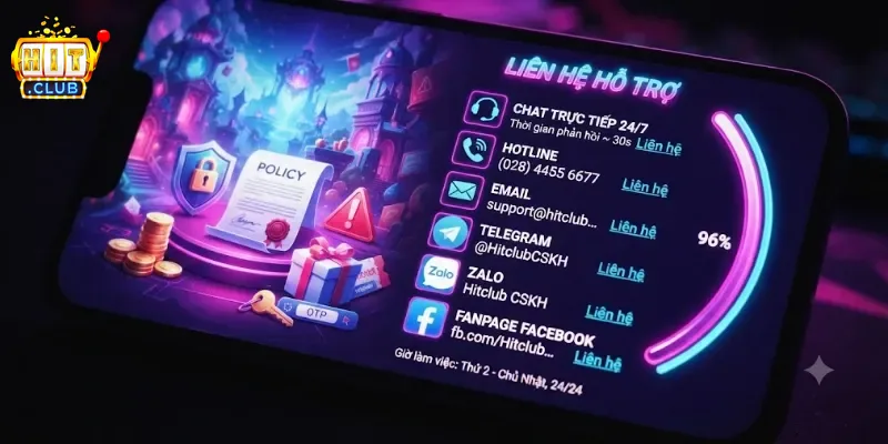 Liên Hệ Hitclub Dễ Dàng, Hỗ Trợ Tận Tâm Mọi Thắc Mắc 24/7