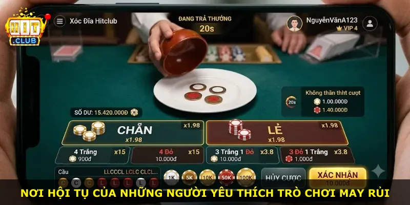 Nơi hội tụ của những người yêu thích trò chơi may rủi