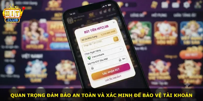Quan trọng đảm bảo an toàn và xác minh để bảo vệ tài khoản